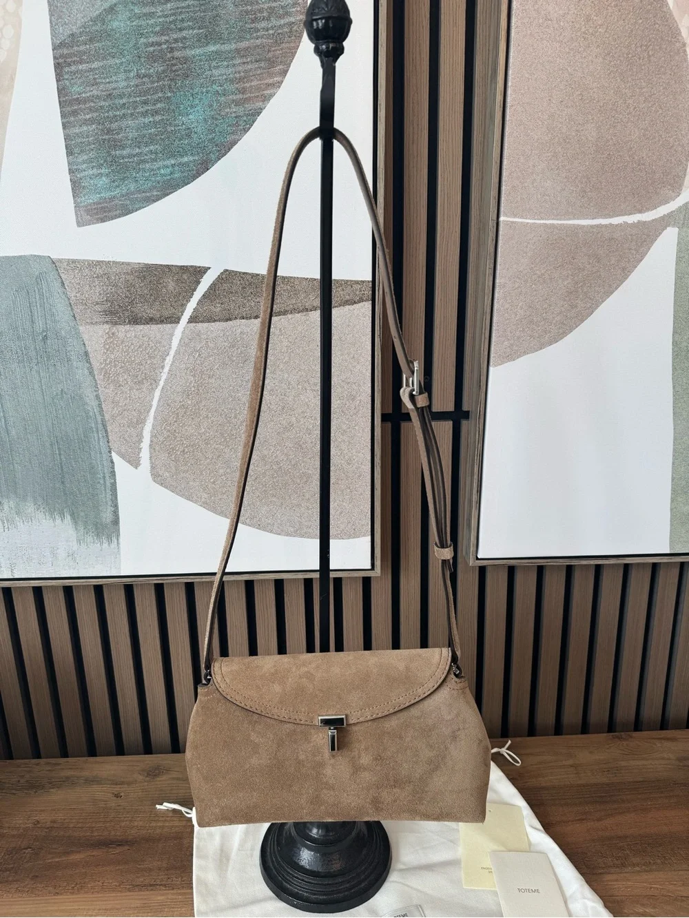 Toteme sculptural clutch